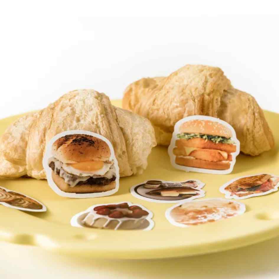 Cajita de 45 Stickers "Fast Foodie”