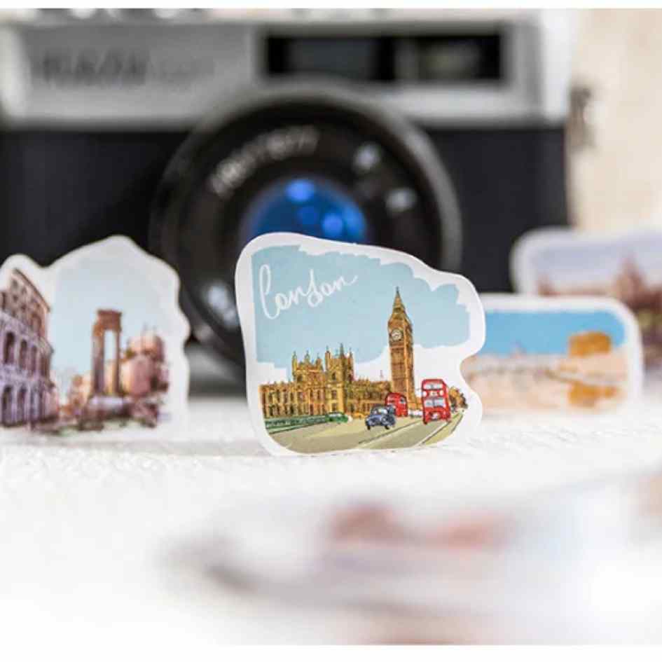 Cajita de 46 Stickers "Cityidea”