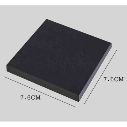 Pack x 6 Sticky Notes "Total Black"