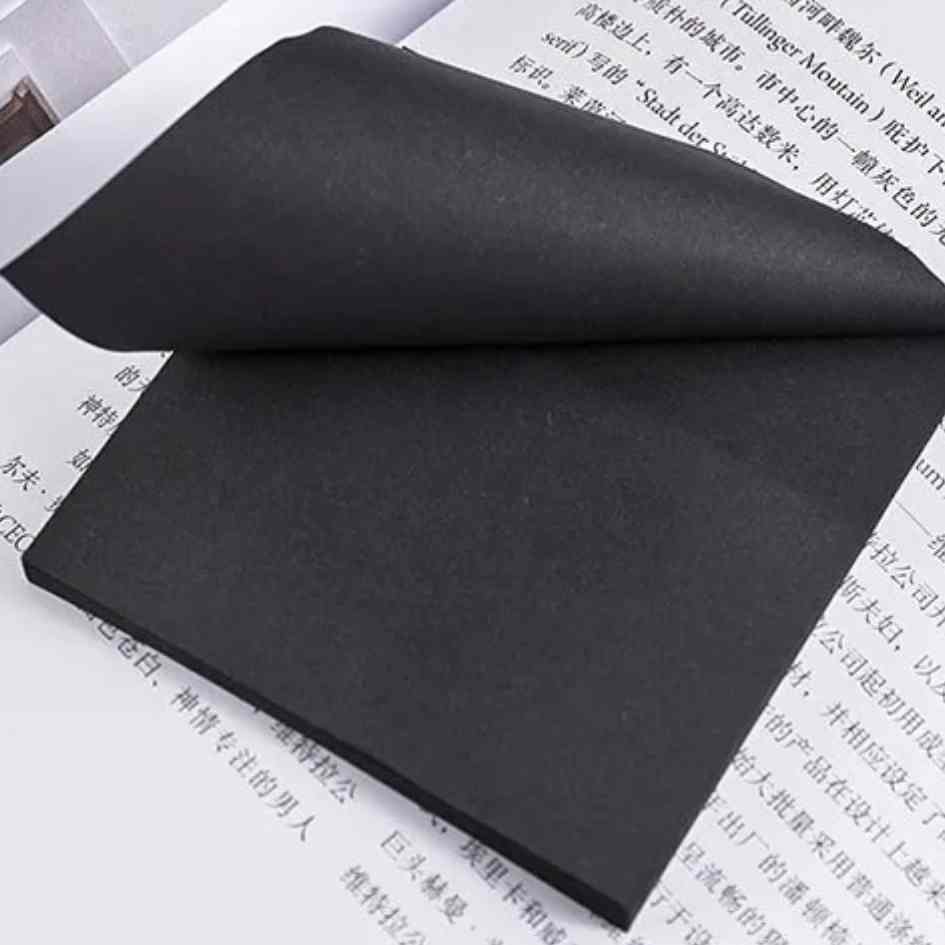 Pack x 6 Sticky Notes "Total Black"