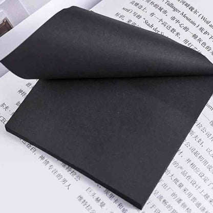 Pack x 6 Sticky Notes "Total Black"