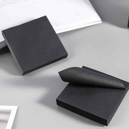 Pack x 6 Sticky Notes "Total Black"
