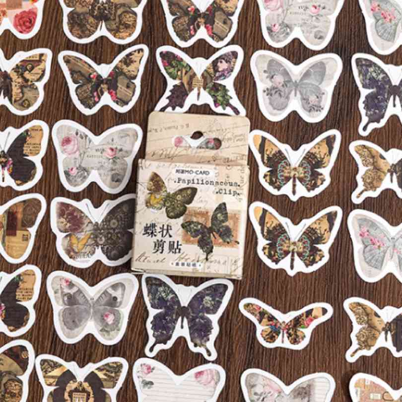 Cajita de 46 Stickers “Papilionaceous Clip”