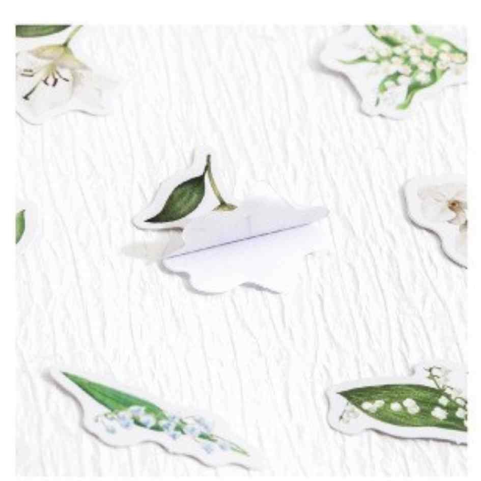 Cajita de 45 Stickers “White Flowers”