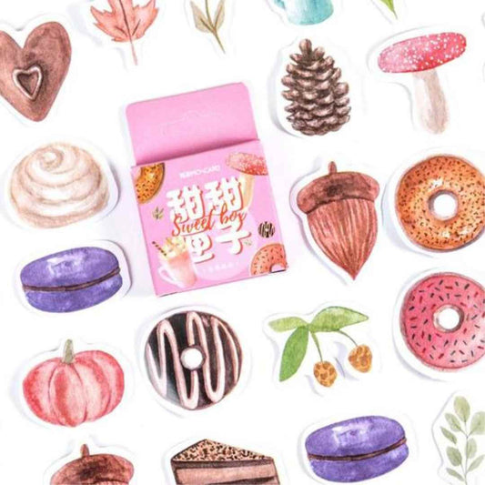 Cajita de 46 Stickers ”Sweet Box”