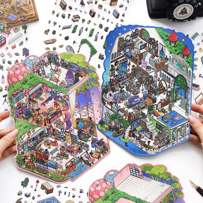 🏰✨ Armable 3D “Castillo y Refugio”