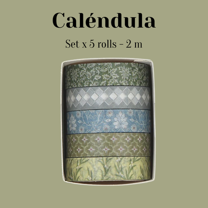 Set de Cintas Washitape “Jardín Elegante”