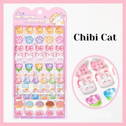 Stickers 3D "Cute"