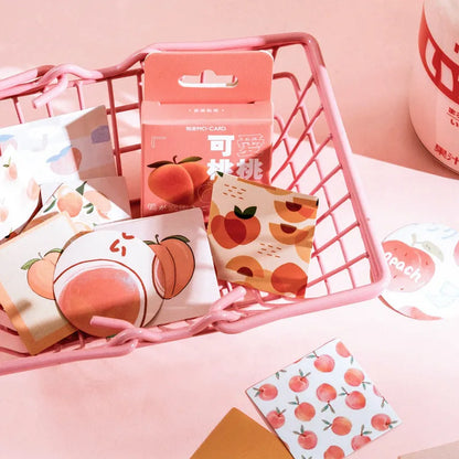 Cajita de 46 Stickers "Peaches"