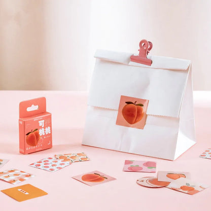 Cajita de 46 Stickers "Peaches"