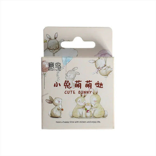 Cajita de 46 Stickers "Cute Bunny”