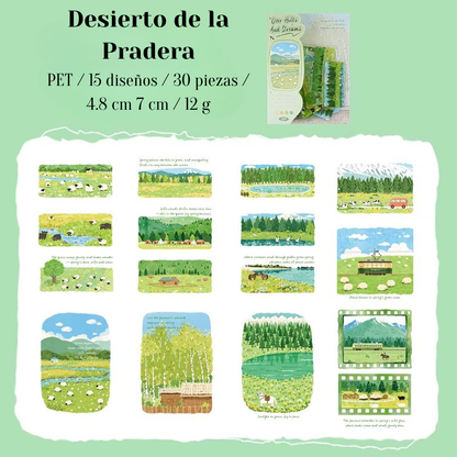 Stickers PET "Mountain And Rivers