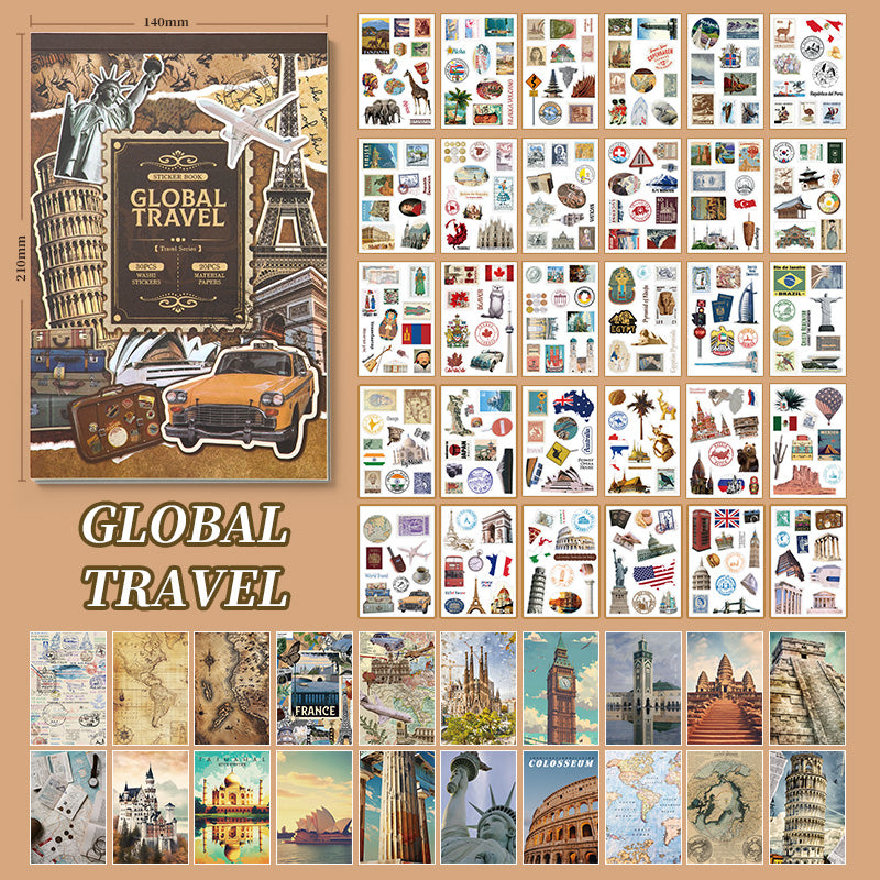 Libro de Stickers "Viaje por el Mundo"