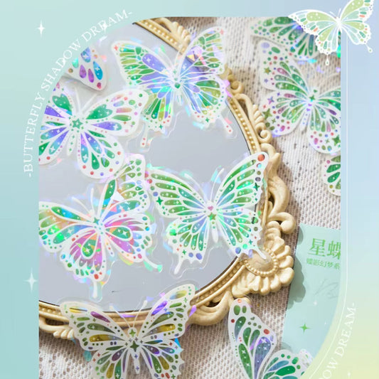 Stickers PET "Butterfly Shine"