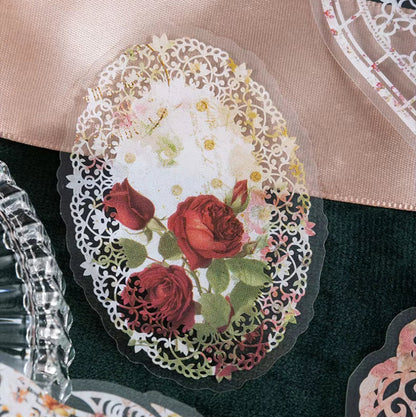 Stickers PET "Floral Lace"