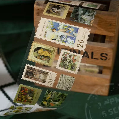 Colección Stickers Roll "Vintage Stamp"