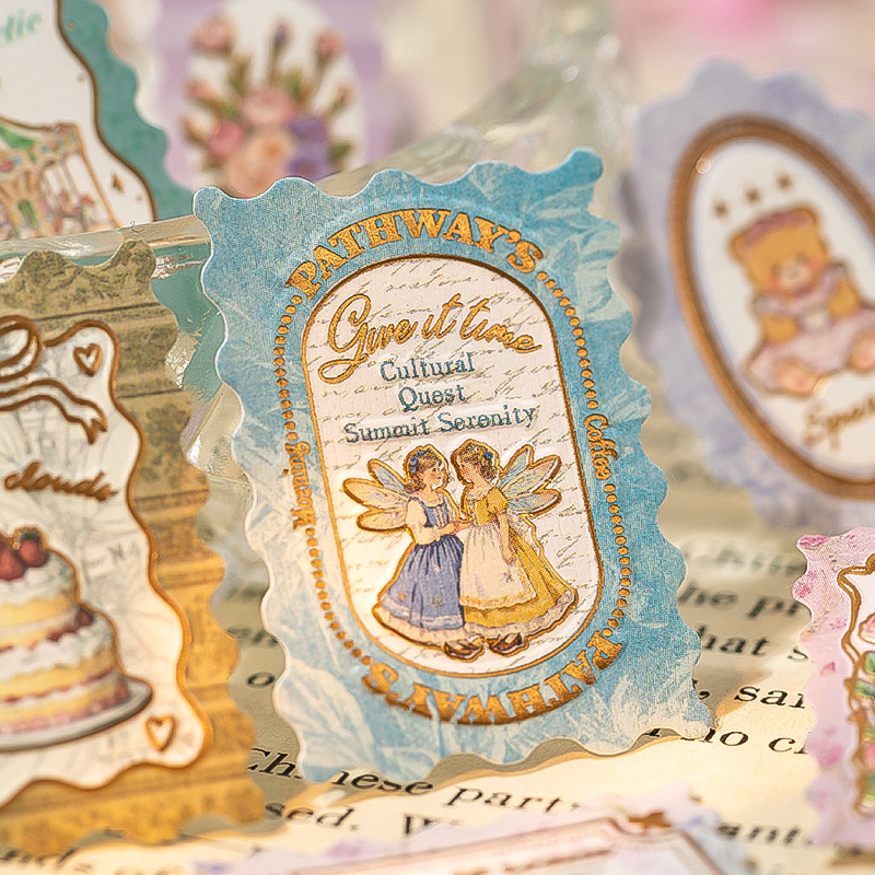 Stickers de papel "Estampillas"