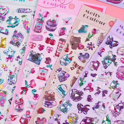 Stickers 3D "Melty Couleur"