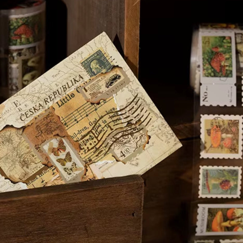 Colección Stickers Roll "Stamp Vintage"