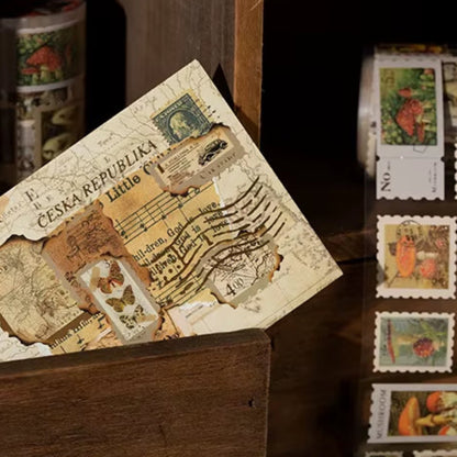 Colección Stickers Roll "Vintage Stamp"