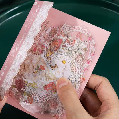 Stickers PET "Floral Lace"