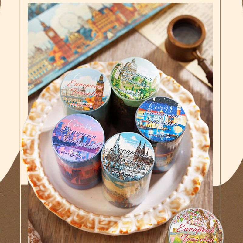 Set de Cintas Washitape “European Traveler”