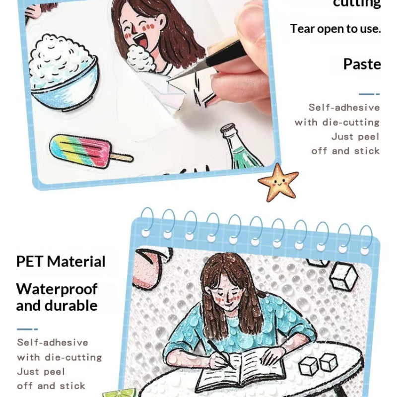 Stickers PET "Beautifl Collecion"