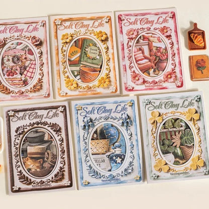 Adhesivos Troquelados "Soft Clay Life "