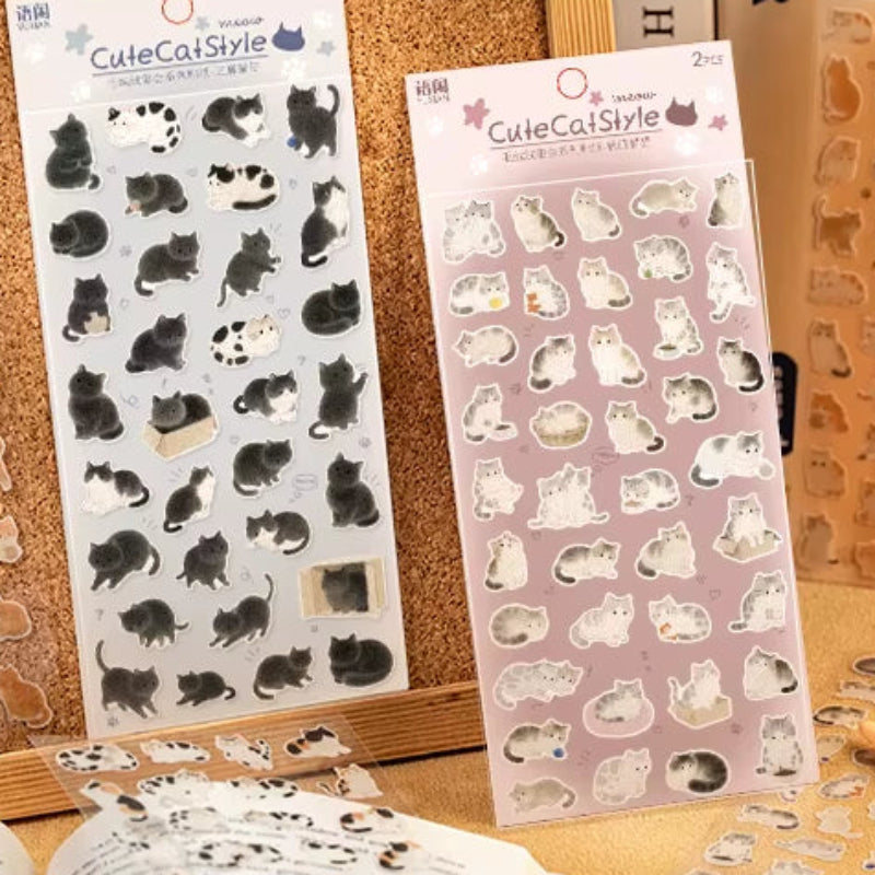 Stickers PET "Nekoland"