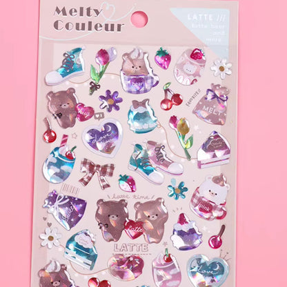 Stickers 3D "Melty Couleur"