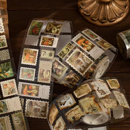 Colección Stickers Roll "Vintage Stamp"