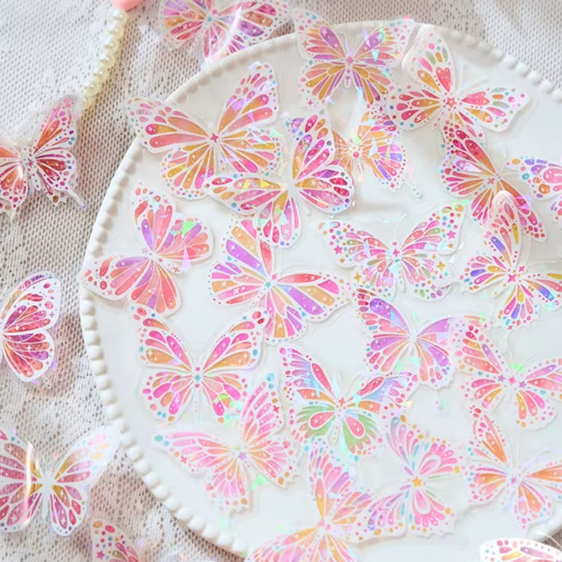 Stickers PET "Butterfly Shine"