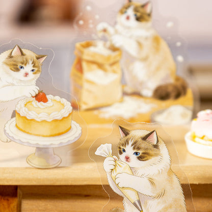 Stickers PET "😻Moe Cat Adventures"