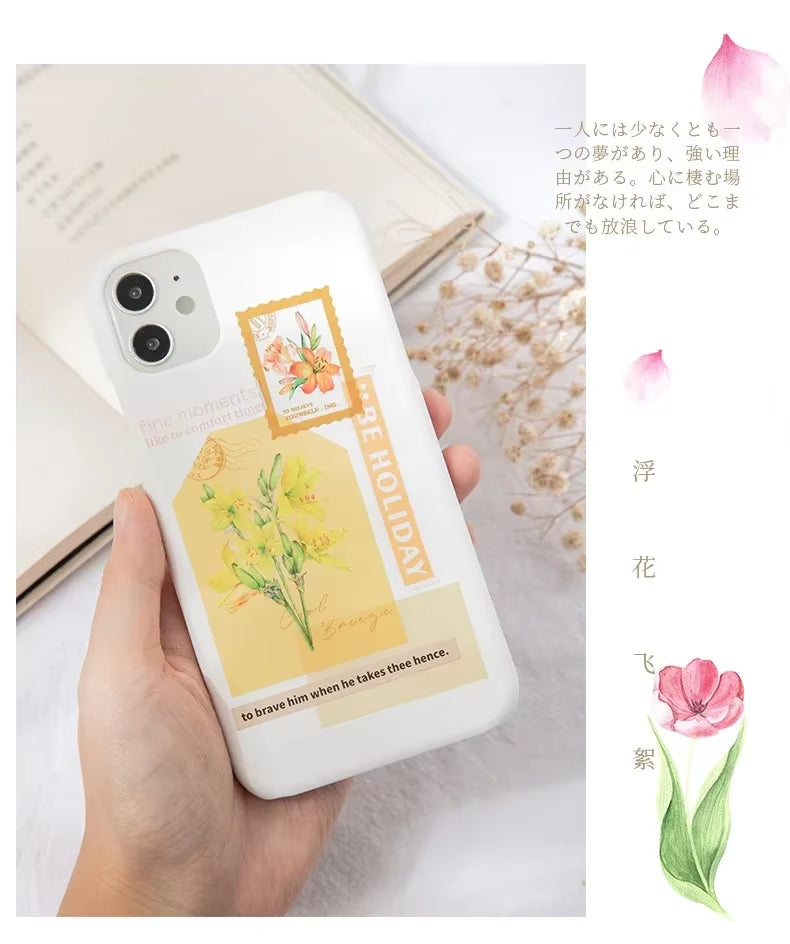 Stickers PET "Floating Flowers"