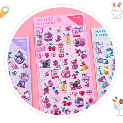 Stickers 3D "Melty Couleur"