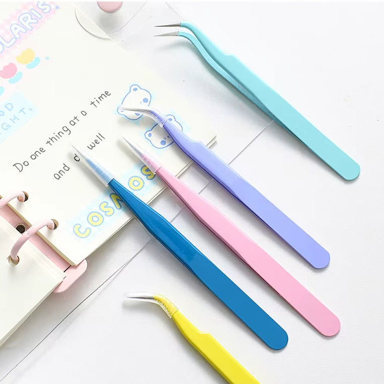 Pinzas de punta curva de Colores 🌈