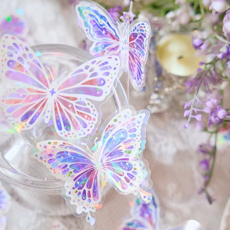 Stickers PET "Butterfly Shine"