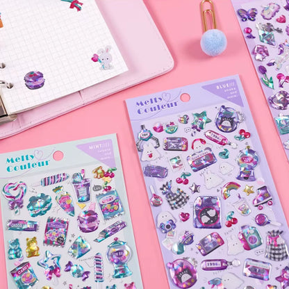 Stickers 3D "Melty Couleur"