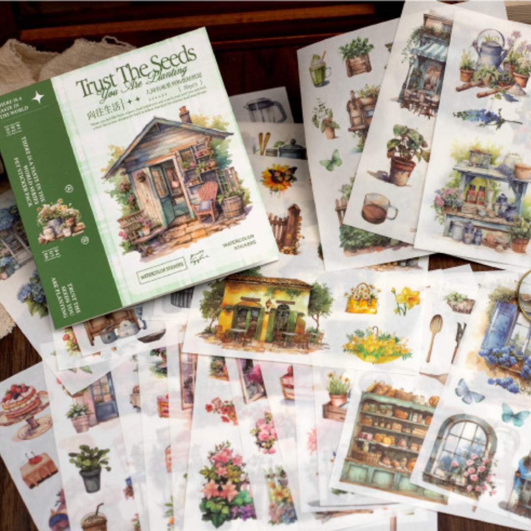 Libro de Stickers PET "Trush The Seeds"