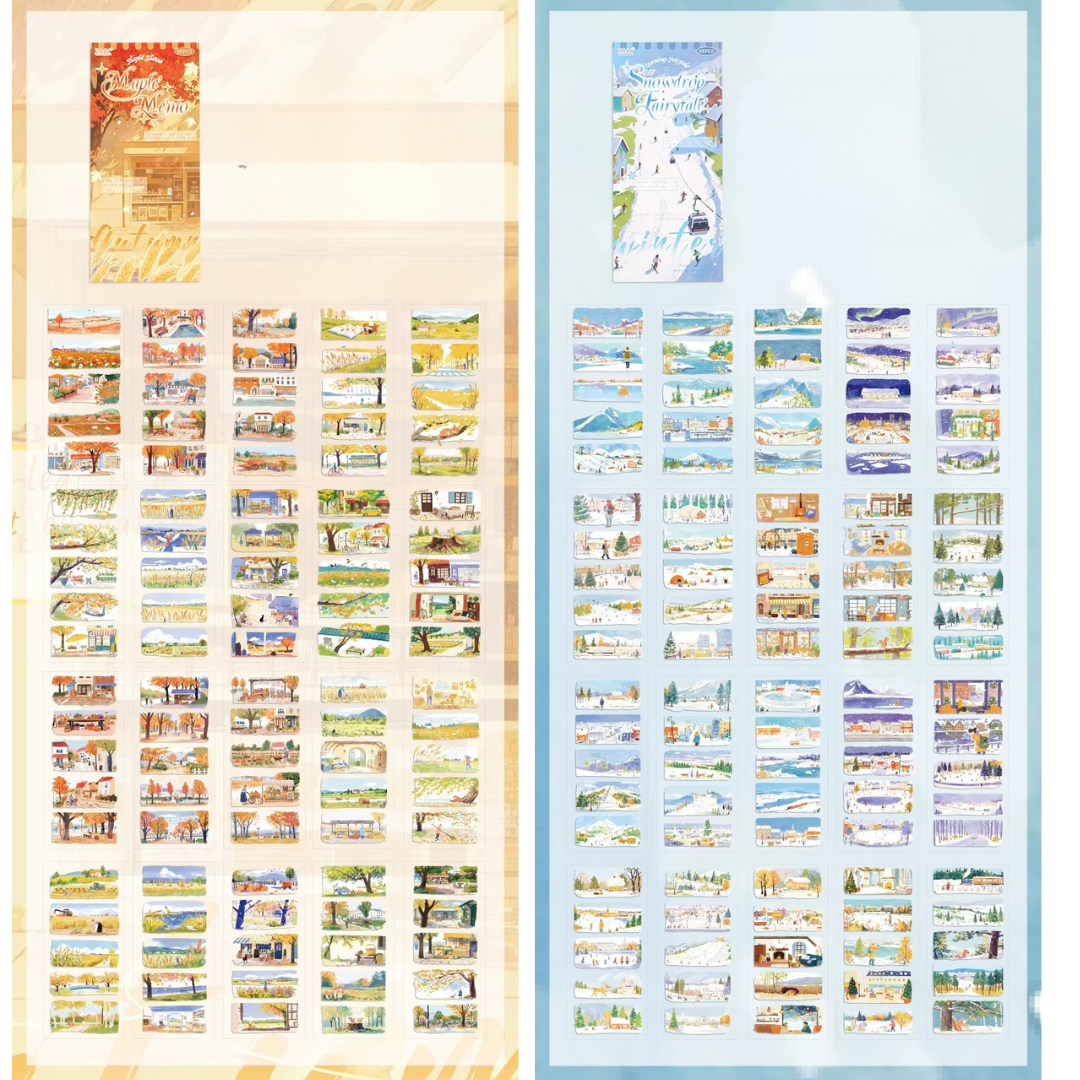 Libro de Stickers PET "Estaciones"