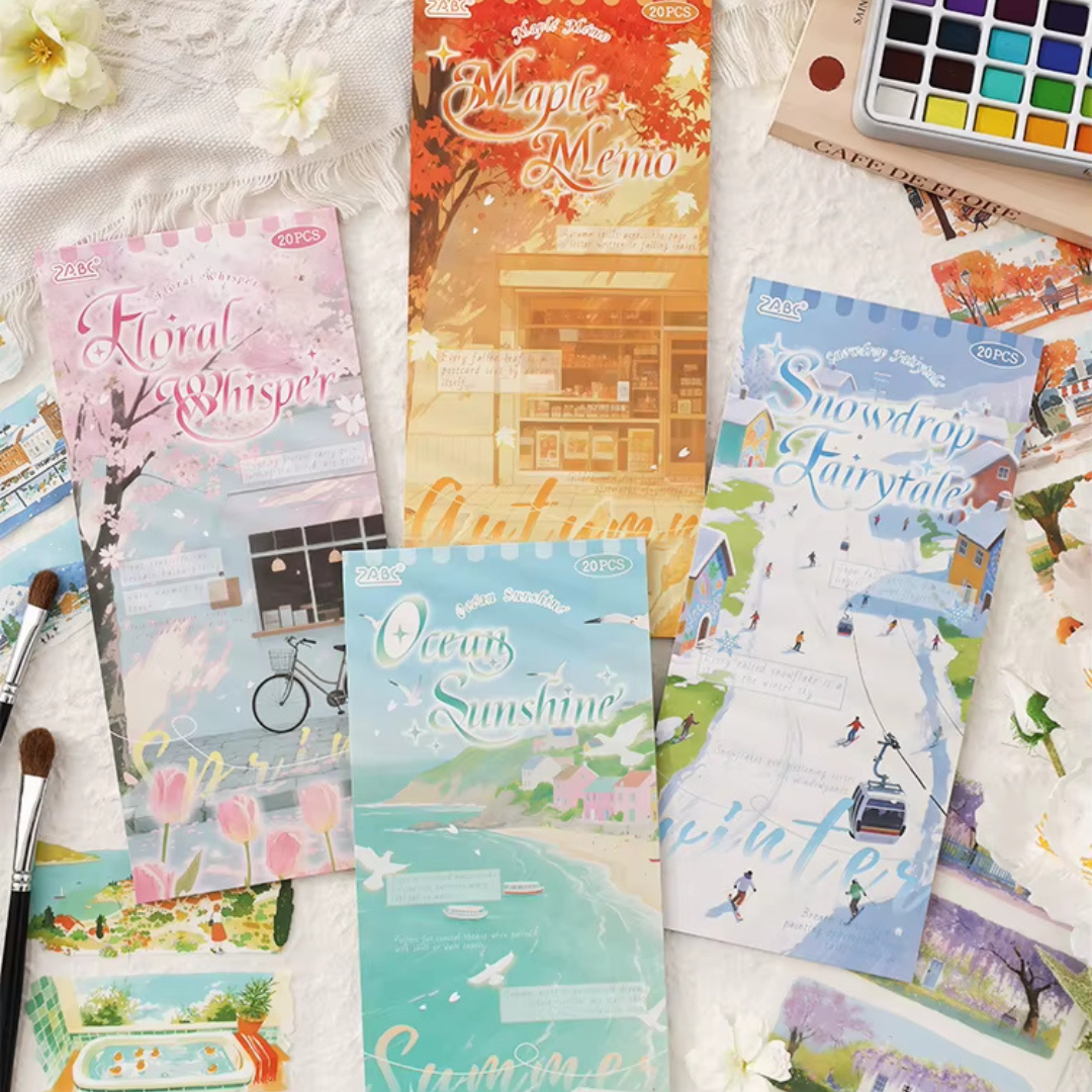 Libro de Stickers PET "Estaciones"