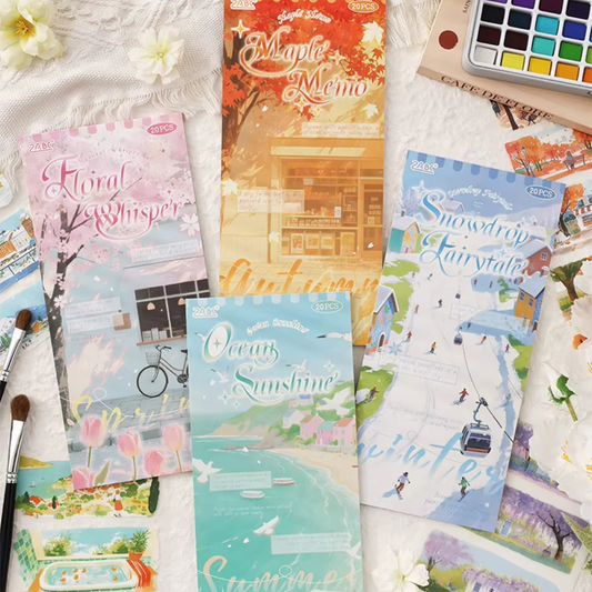 Libro de Stickers PET "Estaciones"