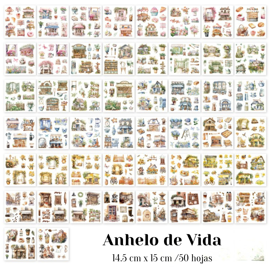 Libro de Stickers PET "Trush The Seeds"