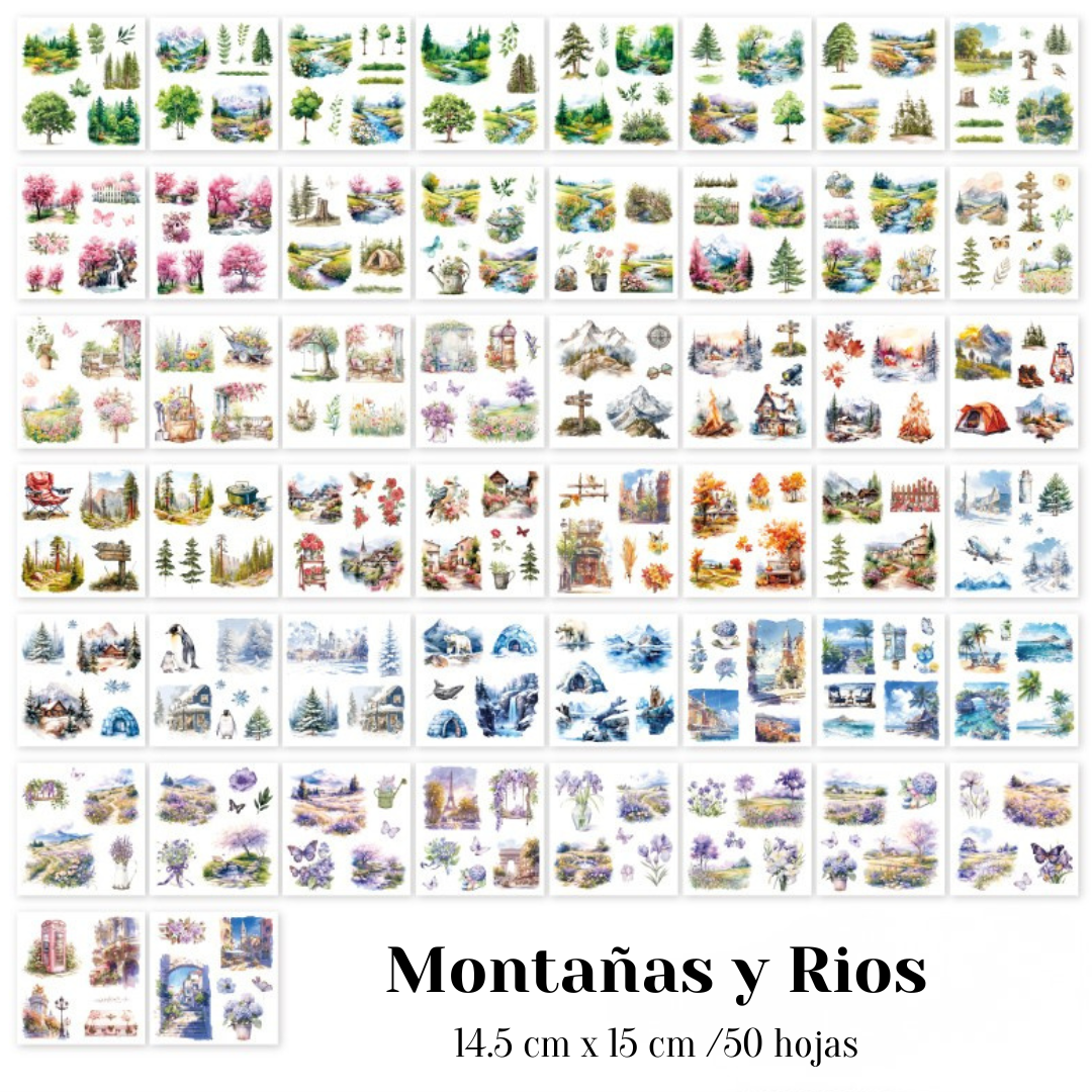 Libro de Stickers PET "Trush The Seeds"