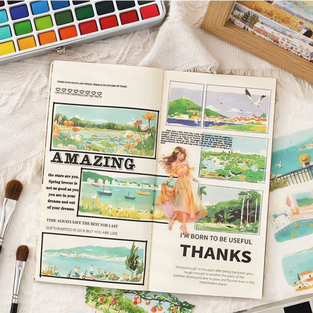 Libro de Stickers PET "Estaciones"