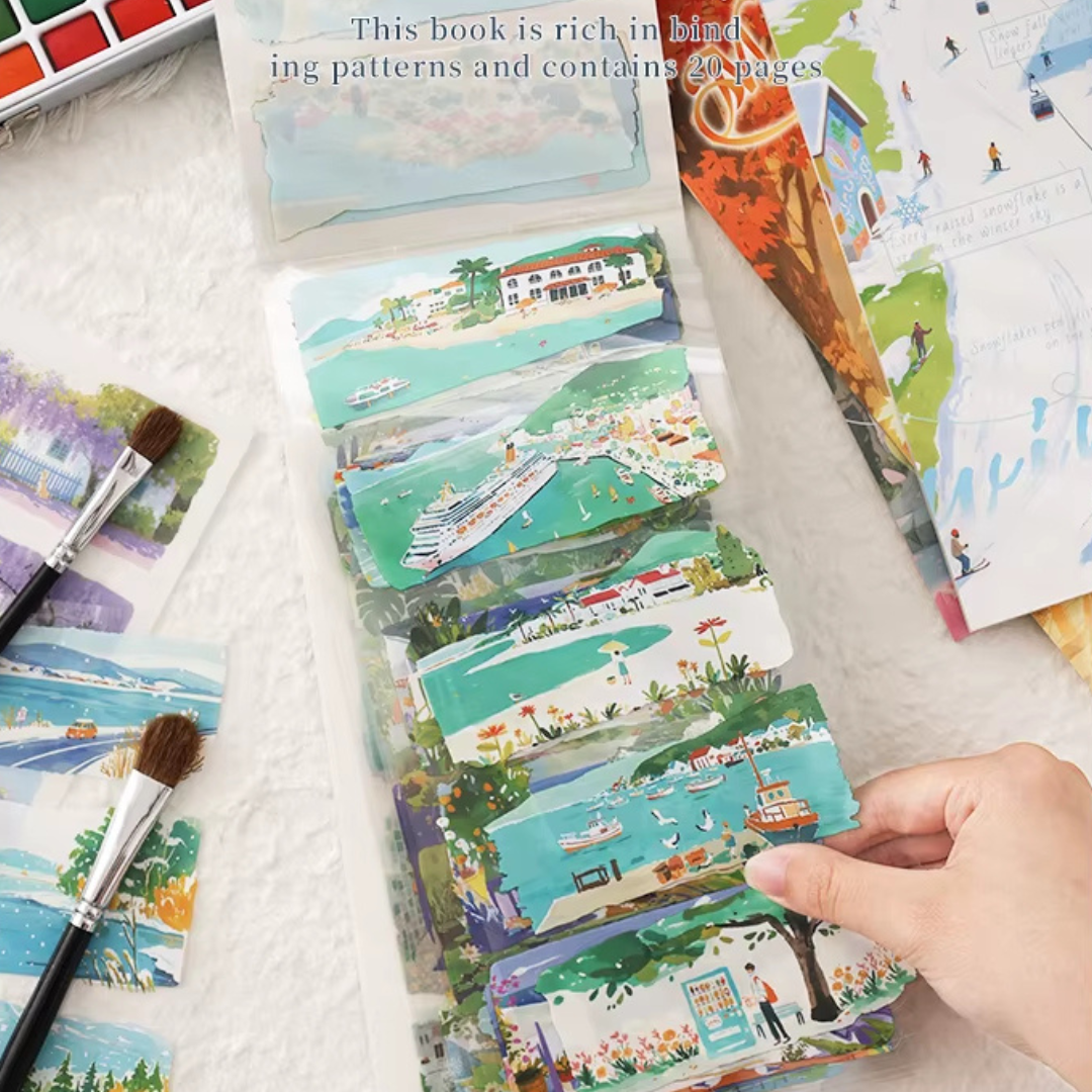 Libro de Stickers PET "Estaciones"