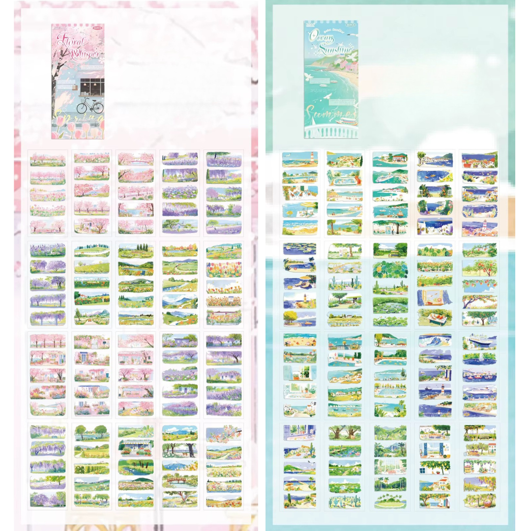 Libro de Stickers PET "Estaciones"