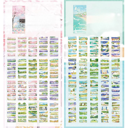Libro de Stickers PET "Estaciones"