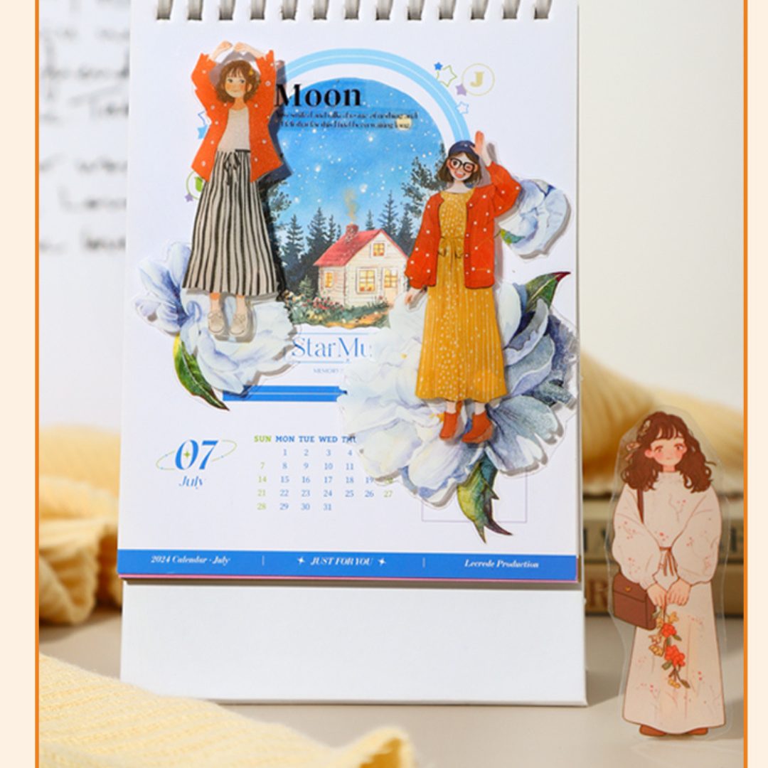 Libro de Stickers PET “Chicas con Estilo” 🧡✨