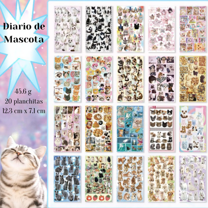Libro de Stickers "Patitas de Amor"